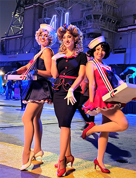 USO Themed entertainment Sailor Girl Candy Girls 